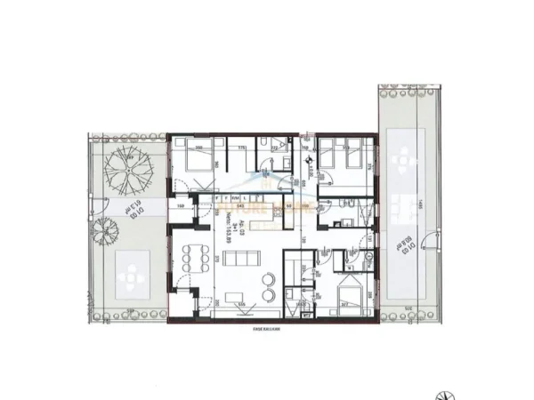 Tirane, shitet apartament Kati 0, 164 m² 440.000 € 
