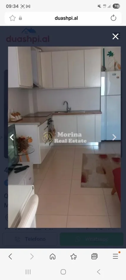 Tirane, jepet me qera apartament 1+1+Ballkon Kati 8, 1 m² 420 € (Rruga Migjeni)