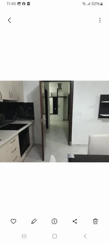 Tirane, jepet me qera apartament 2+1+Ballkon Kati 8, 500 lek