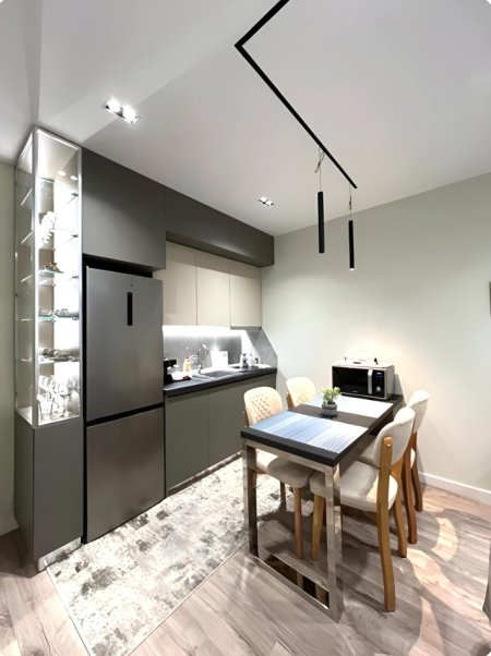 Tirane, jepet me qera apartament 1+1+Ballkon Kati 11, 850 m² 850 € (Në Qënder të Tiranës)