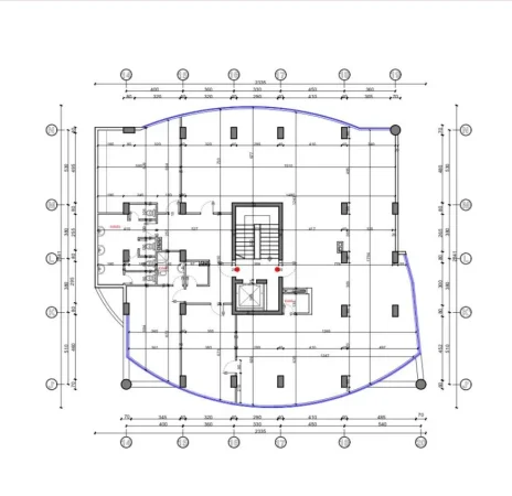 Tirane, jepet me qera zyre Kati 7&8, 840 m² 6.800 € (STACIONI TRENIT)