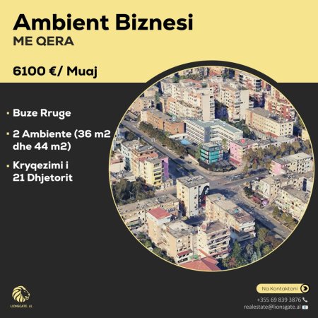 Tirane, jepet me qera ambjent biznesi , 80 m² 6.100 € 