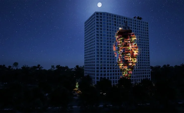 Tirane, shitet apartament 3+1+Aneks+Ballkon Kati 20, 168 m² 429.000 € 