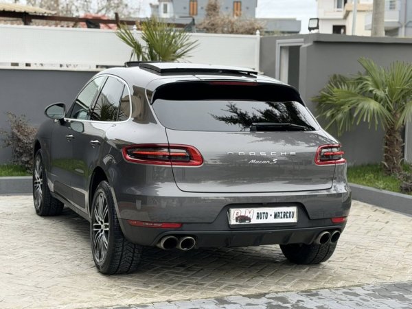 Fier, shes makine PORSCHE MACAN_S-3.0 BENZIN-2015-PANORAMA FULL OPTIONS-21 EURO-NDERROHET-069 44 00 305 Benzin, gri metalizato automatik Klima 95.000 km 21.000 €