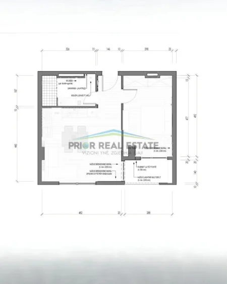 Tirane, shitet apartament 1+1 Kati 5, 63.5 m²   2800€/m2 (Komuna e Parisit)