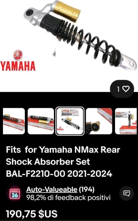 Tirane, shes motor AMORTIZATOR , 120 €