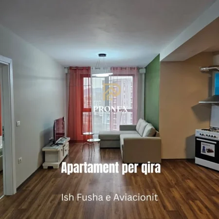 Tirane, jepet me qera apartament 1+1 Kati 10, 80 m² 500 € (Ish Fusha e Aviacionit)