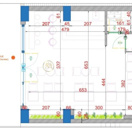 Tirane, jepet me qera ambjent biznesi Kati 1, 50 m² 700 € (Rruga e Barrikadave)
