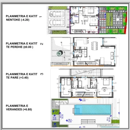 Tirane, shes apartament duplex 4+1+Ballkon Kati 0, 470 m² 905.000 € (Kodrat e Diellit 1)