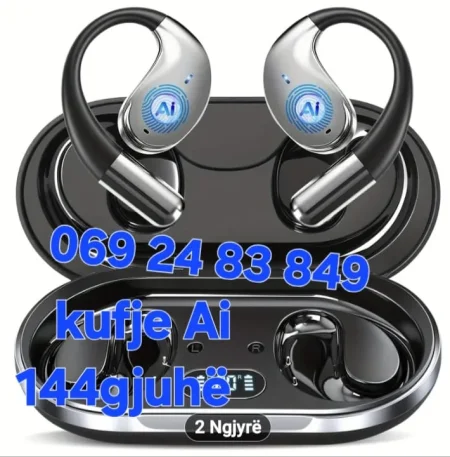 Durres,KUFJE INTELIGJENTE  ME BLUETOOTH  PERKTHIM DERI 144 GJUHE + SMART WATCH T800 FALAS