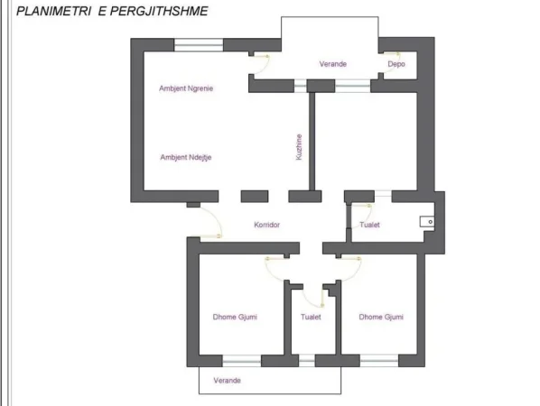 Tirane, jepet me qera dyqan Kati 0, 115 m² 2.000 € (KOMUNA E PARISIT)