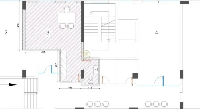 Tirane, shitet ambjent biznesi Kati 1, 40 m² 128.000 € (Rruga e Dibres)