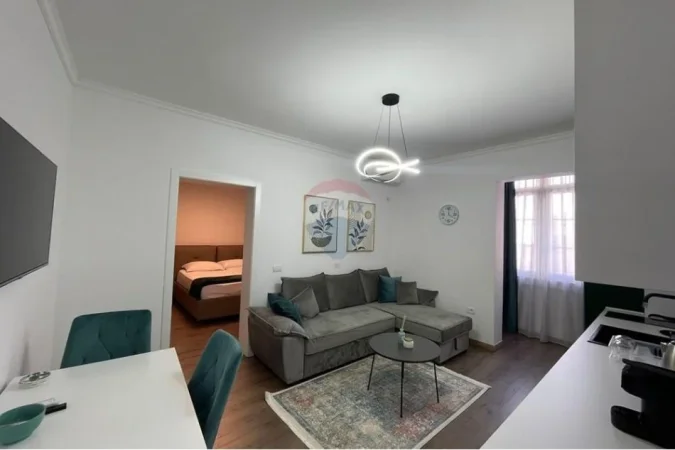 Tirane, jepet me qera apartament 1+1+Ballkon Kati 2, 48 m² 57.000 lek (Muhamet Gjollesha)