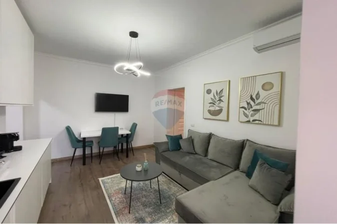 Tirane, jepet me qera apartament 1+1+Ballkon Kati 2, 48 m² 57.000 lek (Muhamet Gjollesha)