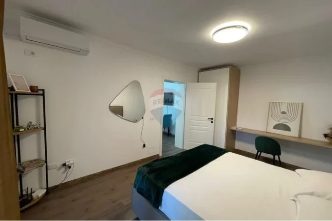 Tirane, jepet me qera apartament 1+1+Ballkon Kati 2, 48 m² 57.000 lek (Muhamet Gjollesha)