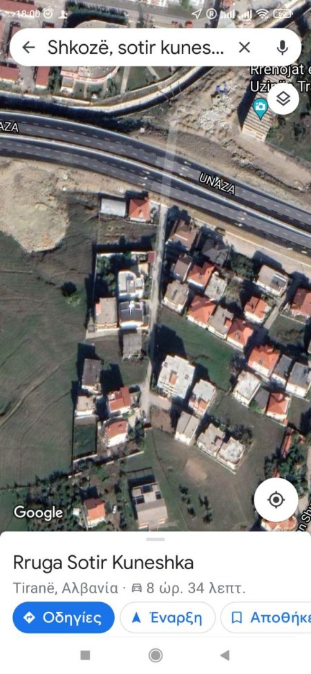 Tirane, shes truall 450 m² 2 Euro/m2 (Rruga Sotir Kuneshka)