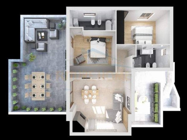 Tirane, shitet apartament 3+1+BLK Kati 4, 113 m² 170.000 Euro (vilat gjermane)