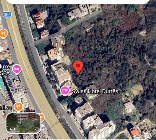 Shkembi Kavajes, shitet toke ne bregdet , 950 m² 190000€