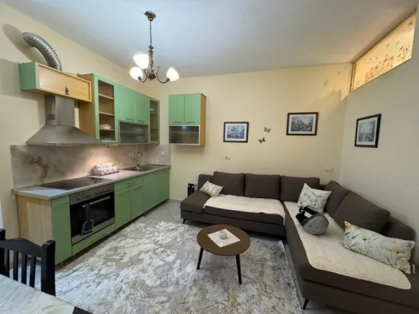 Tirane, jepet me qera apartament 2+1+Ballkon Kati 2, 65 m² 550 € (liqeni i thate)