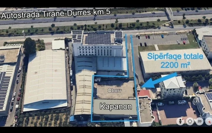 Tirane, shitet ambjent biznesi Kati 0, 2.121 m² (Rruga monun 55)