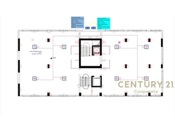 Tirane, jepet me qera zyre Kati 2, 583 m² 