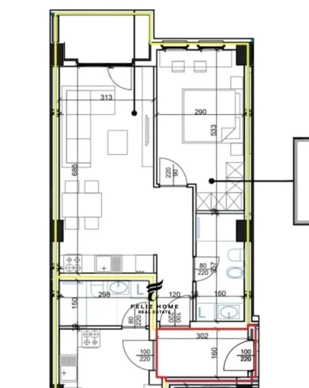 SHITET APARTAMENT 1+1 DHE GARSONIERE LAPRAKE 190.000 EURO