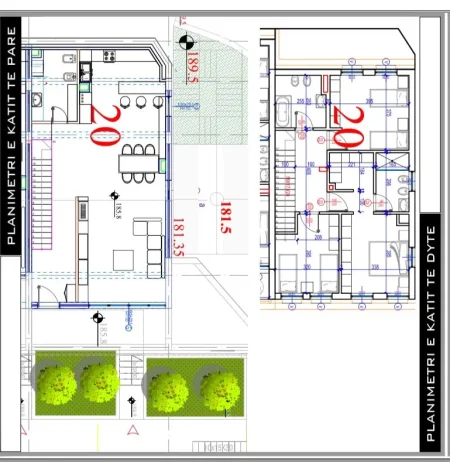 Tirane, shes apartament duplex 3+1 Kati 1, 274 m² 350.000 € (Kodra e Diellit 1)