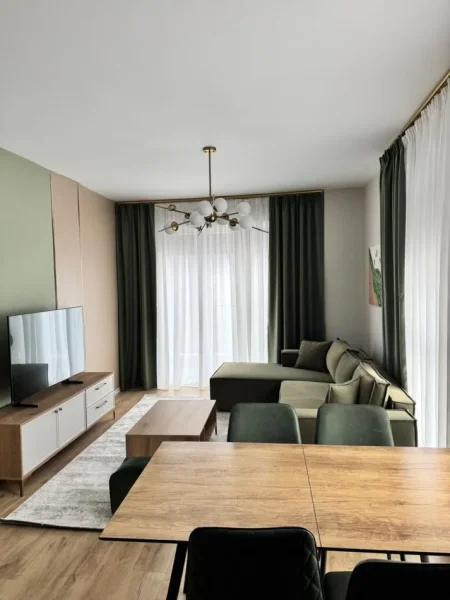 Tirane, jepet me qera apartament 2+1 Kati 9, 100 m² 1.000 € (Don Bosko)