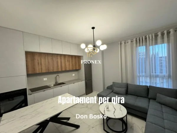 Tirane, jepet me qera apartament 2+1 Kati 9, 100 m² 750 € (Don Bosko)