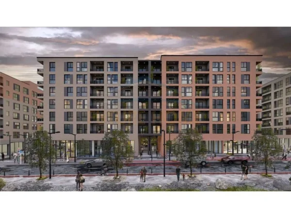 Shitet, Apartament 1+1, Ringside Residence, Paskuqan. 78.000 €