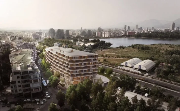 Tirane, jepet me qera zyre Kati 5, 83 m² 1.500 € (Prane Hotel Radisson)