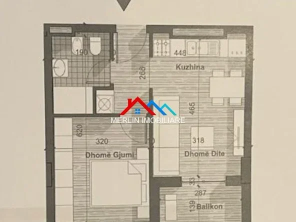 Tirane, shitet apartament 1+1+Ballkon Kati 3, 52 m² 69.000 € (RRUGA GRYKA E KACANIKUT,UNIVERS CITY)