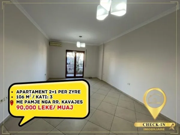 Tirane, jepet me qera zyre Kati 3, 106 m² 940 € (Rruga e Kavajes)