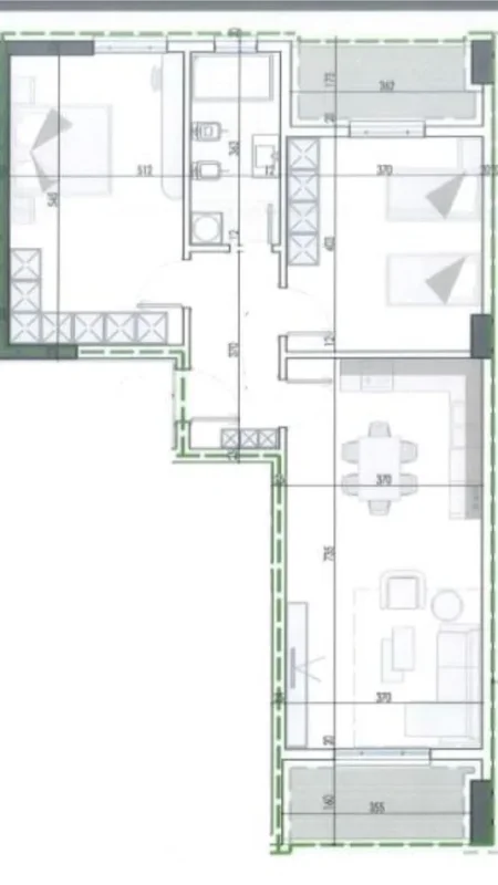 Tirane, shitet apartament 2+1 Kati 7, 111 m² 94.905 € (Kamez)