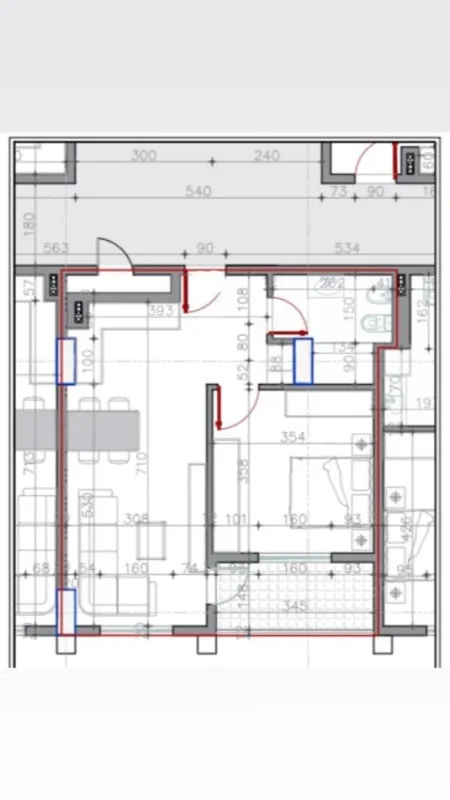 Tirane, shitet apartament 1+1 Kati 7, 66 m² 60.140 € (Kamez)
