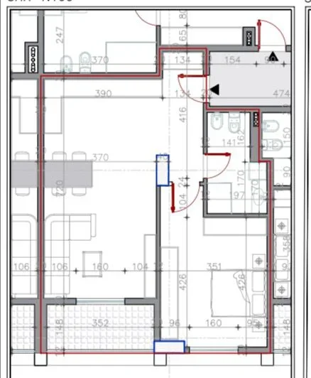 Tirane, shitet apartament 1+1 Kati 4, 79 m² 71.751 € (Kamez)