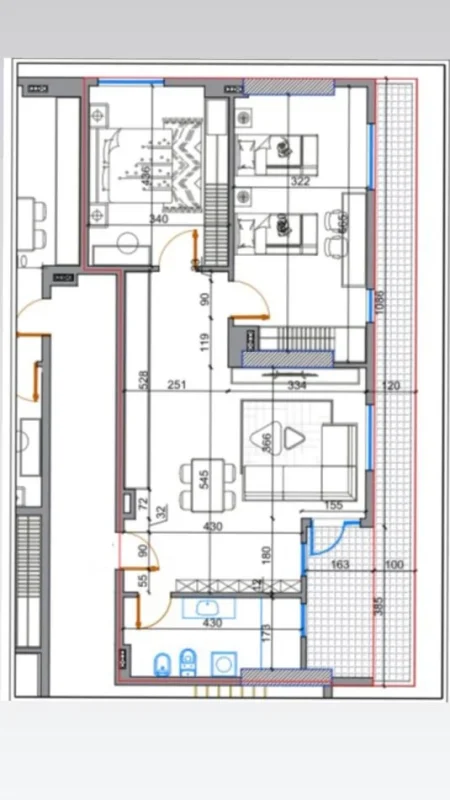 Tirane, shitet apartament 2+1 Kati 8, 124 m² 108.478 € (Kamez)