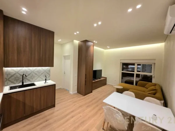 Tirane, jepet me qera apartament 1+1 Kati 8, 64 m² 500 € (Kompleksi “Kadiu”)