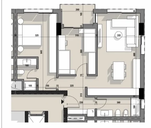 Tirane, shitet apartament 2+1+Ballkon , 99 m² 144.115 € (Kompleksi Ajka, 5 Maji)