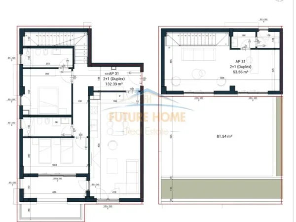 Vlore, shitet apartament duplex 2+1+Aneks+Ballkon Kati 3, 219 m² (Sun Palase, Dhermi)