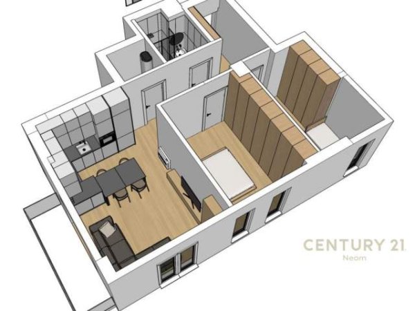 Tirane, jepet me qera apartament Kati 2, 97 m² 1.000 Euro (Rruga e Kosovareve, Rruga e Kosovarëve)
