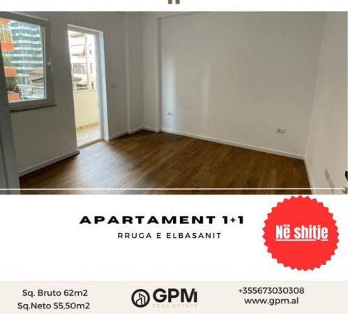 Tirane, shitet apartament 1+1 Kati 4, 62 m² 138.000 Euro tek rruga e Elbasanit