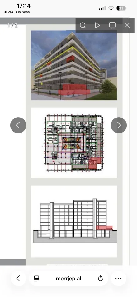 Tirane, shes apartament+verande | Penthouse 2+1+Ballkon Kati 0, 164 m² 129.800 € 