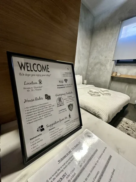 Tirane, garsonier ( Studio Nr 4 )