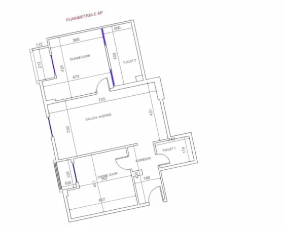 Tirane, shitet apartament 1+1 Kati 4, 112 m² 268.000 € (ISH PARKU)