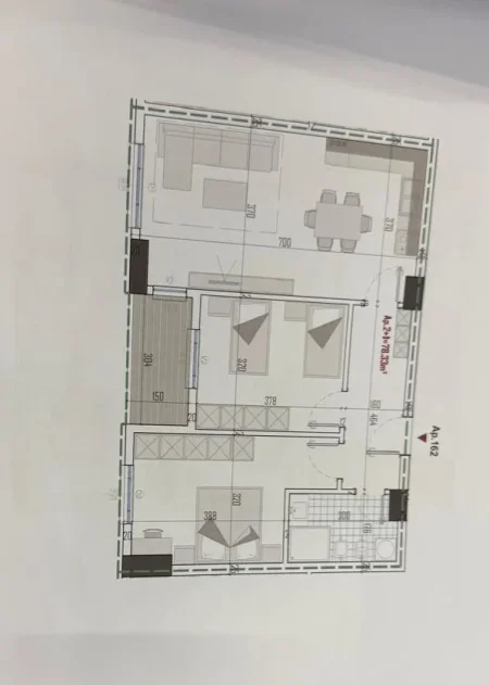 Tirane, shitet apartament 2+1 Kati 4, 90 m² 75.000 € (KAMEZ)