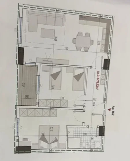 Tirane, shitet apartament 2+1 Kati 4, 90 m² 75.000 € (KAMEZ)