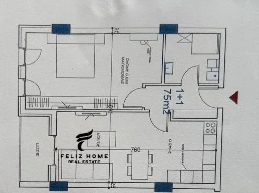 Tirane, shitet apartament 1+1 Kati 3, 87 m² 87.000 € (PASKUQAN)
