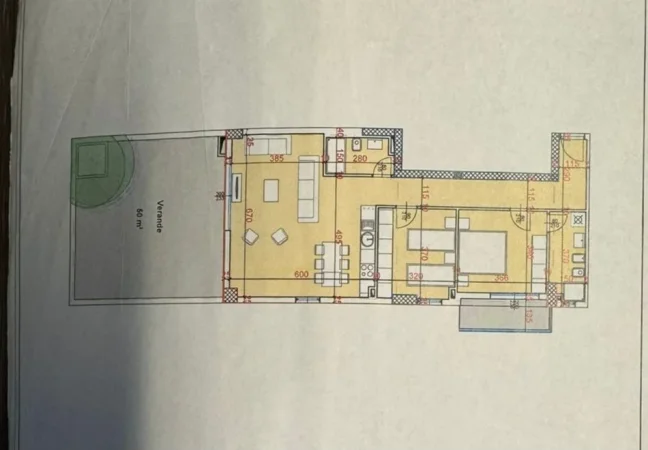 Tirane, shitet apartament 2+1 Kati 4, 105 m² 218.300 € (Porcelan)
