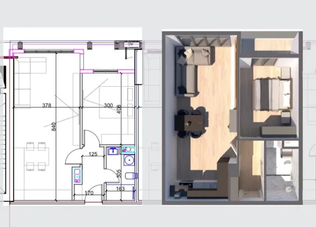 Tirane, shitet apartament 3+1 Kati 6, 146 m² 379.600 € (Komuna e Parisit)
